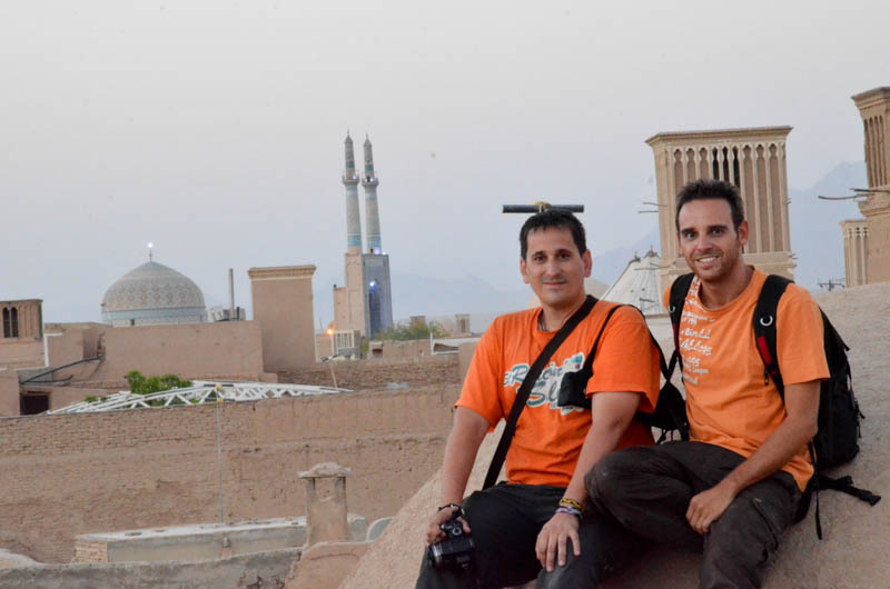 Isaac y yo en Yazd