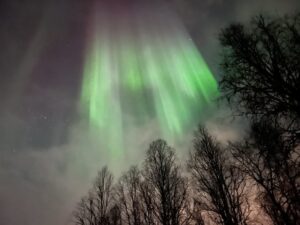 Auroras boreales en Laponia Sueca